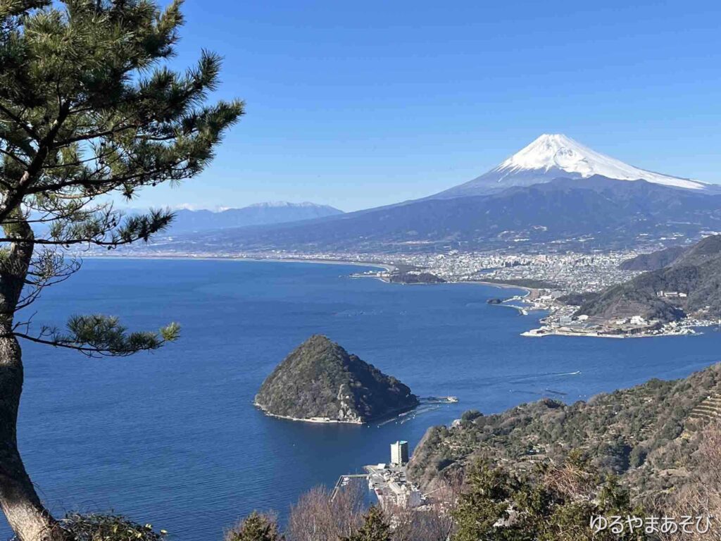 発端丈山第二見晴台すこし下からの富士山