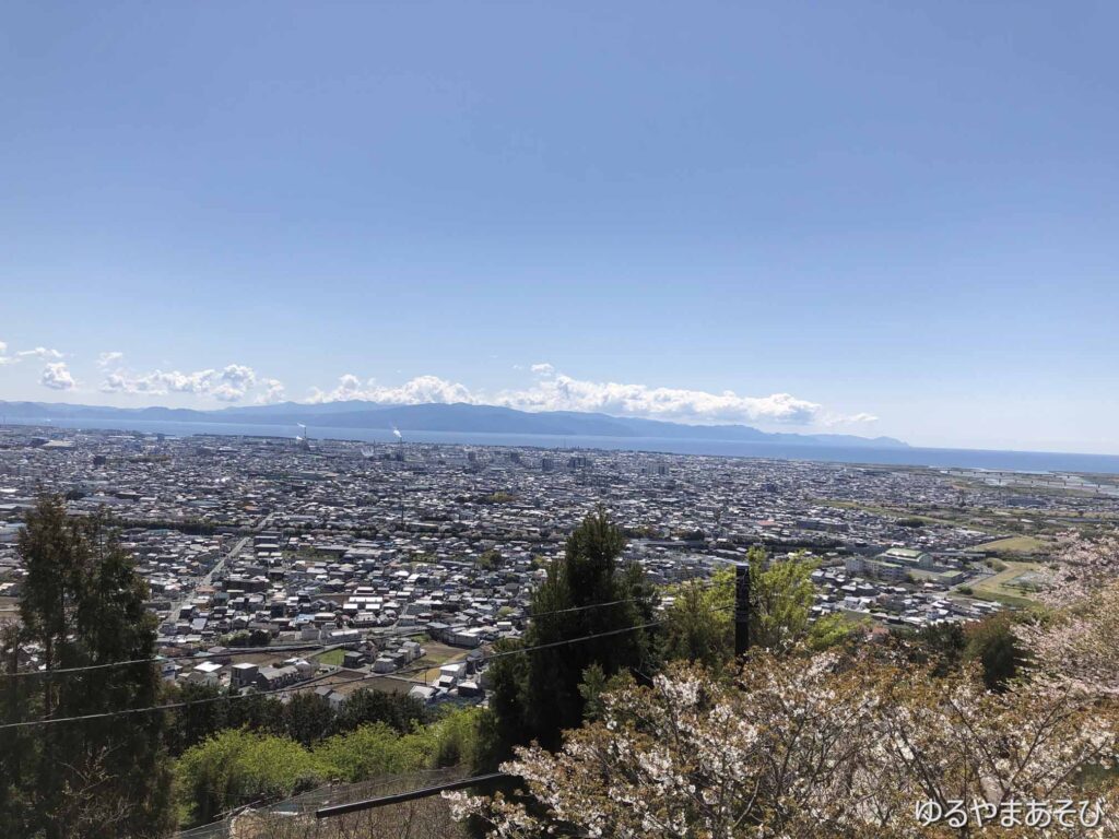 岩本山公園からの富士市街地