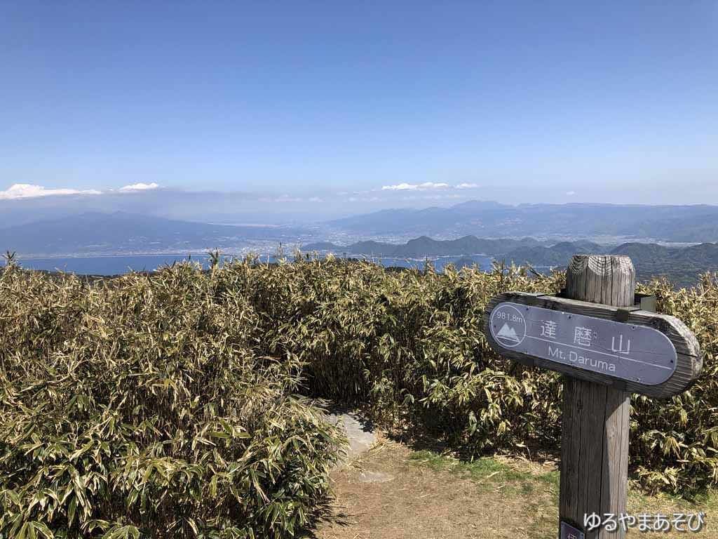 達磨山山頂からの富士山