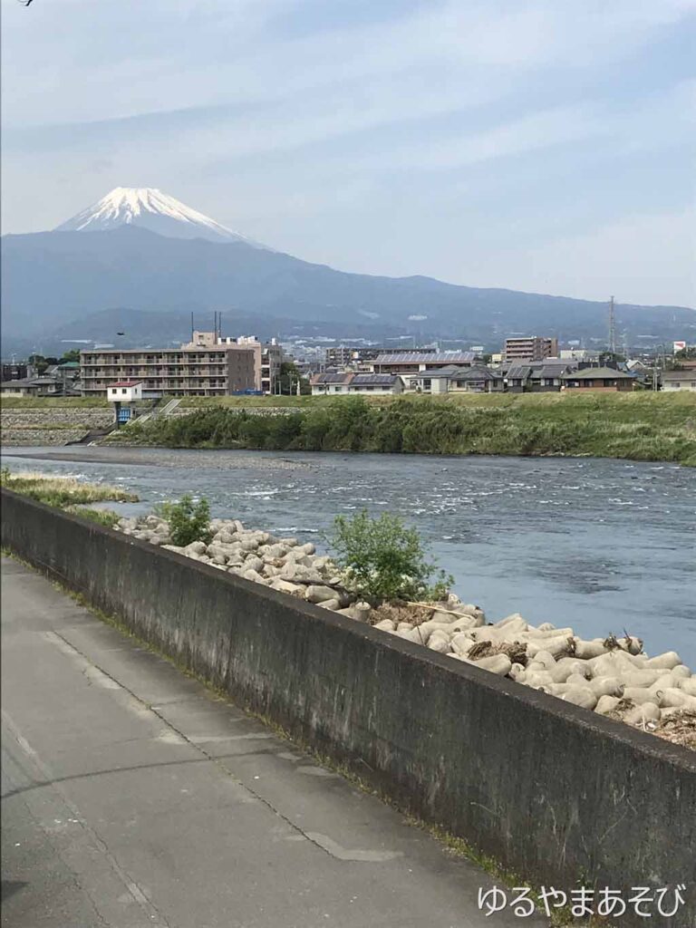 狩野川からの富士山