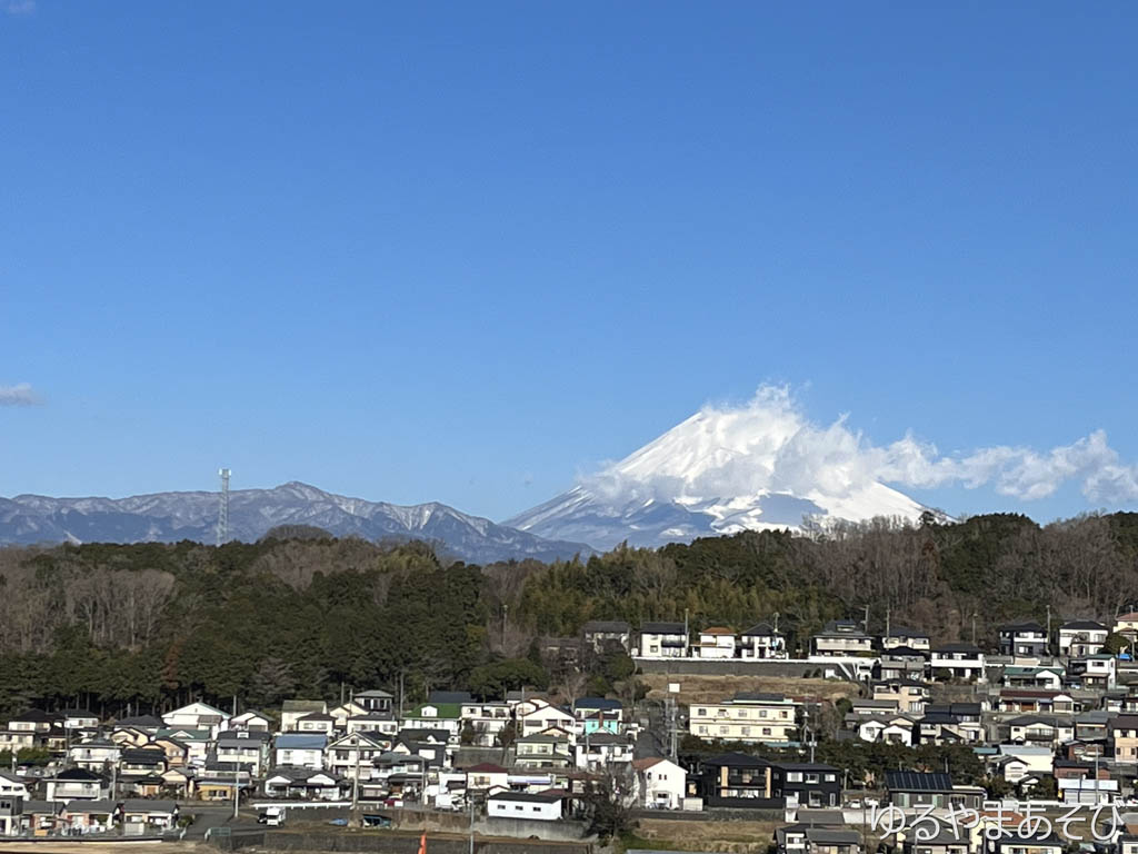 JR函南駅周辺からの富士山
