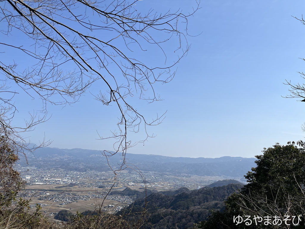 大平山周辺からの田方平野の眺望
