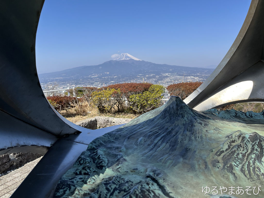 香貫山展望台からの富士山