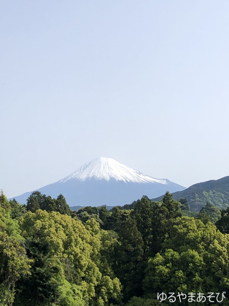 浜石岳登山道からの富士山