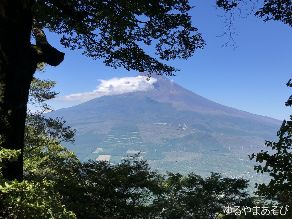 富士見台からの富士山（9月撮影）
