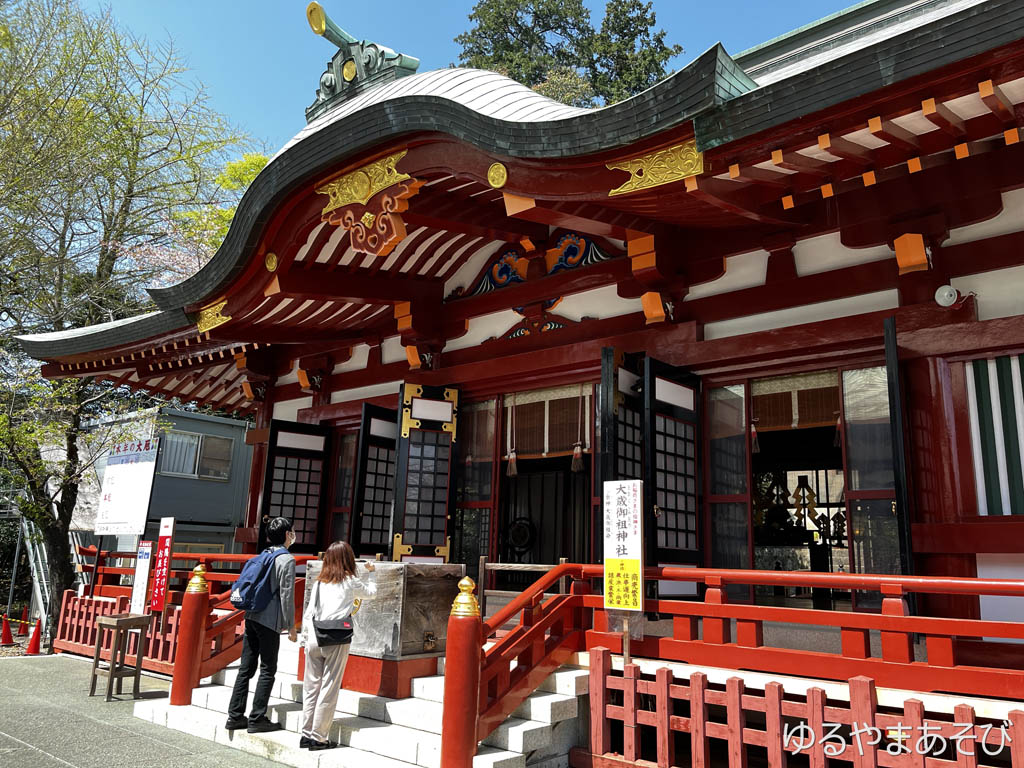 境内の大歳御祖神社の人気も高い