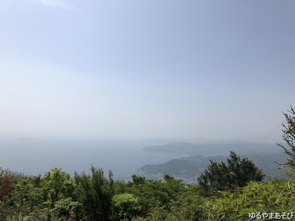 岩戸山山頂からの眺望（相模灘）