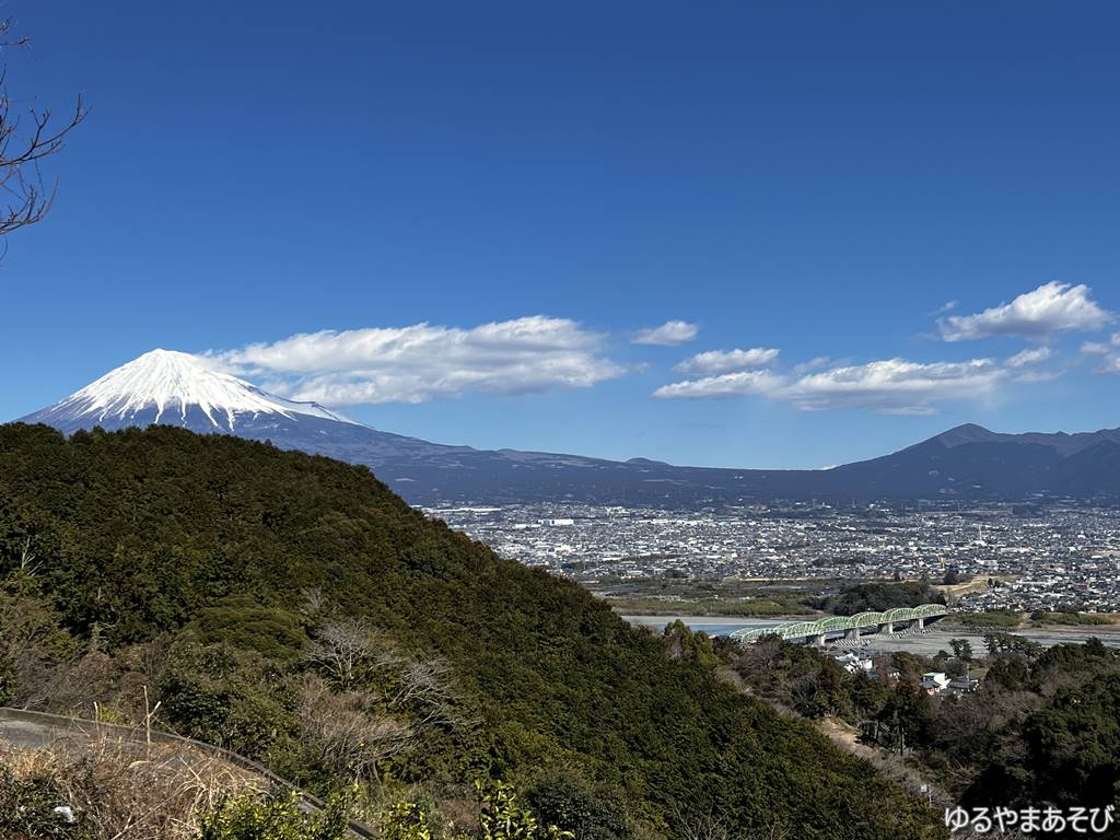 富士山と富士川の景観